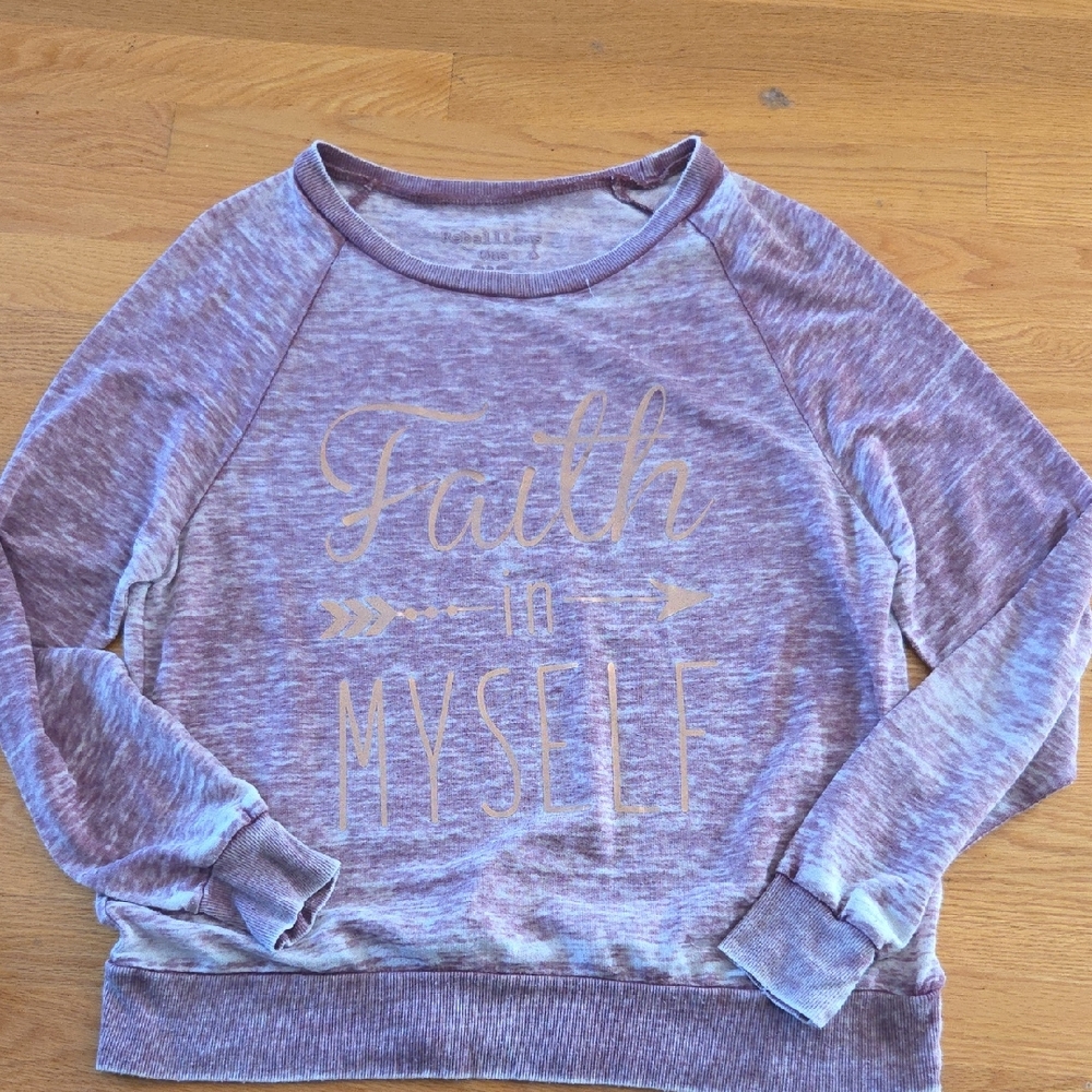 Rebellious One Mauve Graphic Top